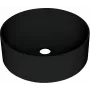 Lavatório de bancada em granito DEANTE 780x435mm preto uma cuba com escorredor