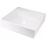 Lavatório de granito para bancada DEANTE com furo para torneira - 400x400 mm Black Onyx
