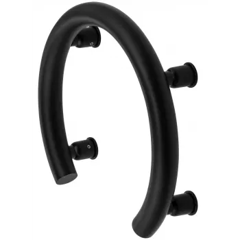 Suporte de parede DEANTE em forma de ferradura 2 em 1 para auscultadores e comandos - preto