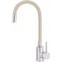 Misturadora de cozinha DEANTE com bica curva, cromada, monocomando, bica extensível, latão