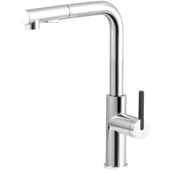 DEANTE Torneira de cozinha com bica extensível cromada