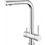 DEANTE Torneira de Cozinha com Filtro de Água BCH_065M - 3 Vias Cromado Polido