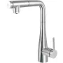 Misturadora de cozinha DEANTE com ligação para filtro de água e bica extensível, cromada, 3-em-1 água quente/fria/filtrada, monocomando, rotação 360°, corpo em latão