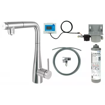 Torneira de Cozinha DEANTE com Sistema de Filtragem de Água e Bica Extensível BREF075M Cromada