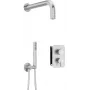 DEANTE Conjunto de duche encastrado Neo com misturadora BOX e chuveiro de mão, cromado, misturadora monocomando, latão