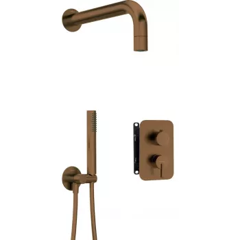 Conjunto de duche encastrado DEANTE Neo com chuveiro de teto 250 mm cromado