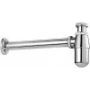 Sifão de garrafa DEANTE NHC_031I para lavatório, branco, entrada G 1 1/4 polegadas, saída 32 mm, altura ajustável, EN 274