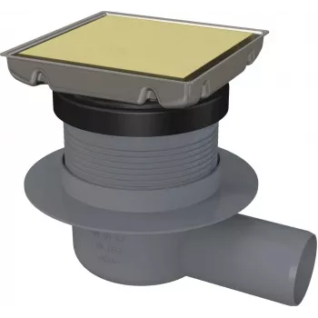 Ralo de duche DEANTE Point Drain - reversível 100x100 mm aço inoxidável