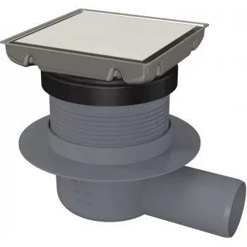 DEANTE Point Drain - ralo de duche reversível em aço inoxidável 150x150mm