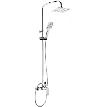 Sistema de chuveiro de chuva DEANTE com monocomando, cromado, cabeça 250 mm