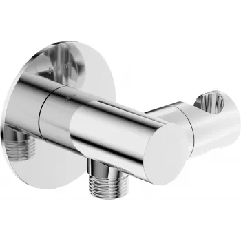 DEANTE conector macho angular redondo com suporte de auscultador