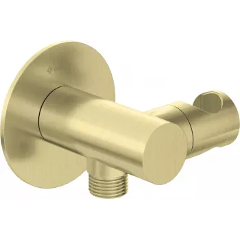 DEANTE Ficha Angular Redonda com Suporte para Auscultador - Cabo Espiral RJ9 Preto 2m