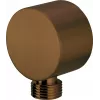 Ligação angular redonda Deante Cascada NAC_C54K para mangueira de duche, 1/2 polegada, bronze escovado