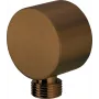 Deante Cascada NAC_C54K Ligação angular redonda para flexível de duche, 1/2 polegada, bronze escovado