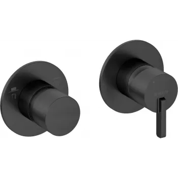 DEANTE Torneira de duche com comutador - Horizontal, Cromado, Monocomando, Montagem na parede