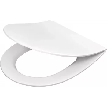 Assento de sanita DEANTE Slim Soft-Close forma D branco duroplasto