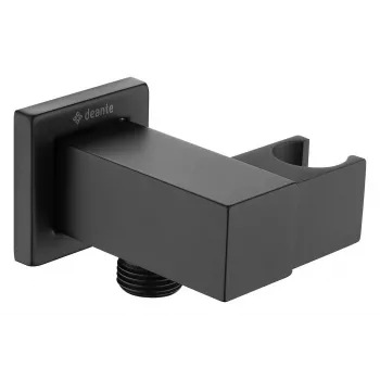 DEANTE Conector Angular Quadrado com Suporte para Telefone - Desenrolador de Cabo RJ9