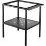 Consola de chão DEANTE para casa de banho - 66,5x50 cm, preto, aço, autónoma