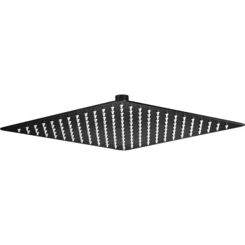 DEANTE Chuveiro de aço 250x250 mm - Cabeça de duche quadrada com jatos de silicone anti-calcário, cromado polido