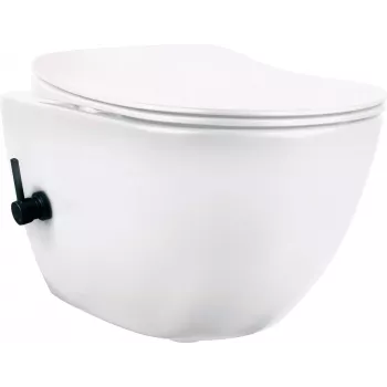 DEANTE Sanita com função bidé - com misturadora monocomando, sanita de chão, Dual Flush, branco