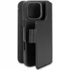 Carteira de pele Decoded com compartimento de cartões removível para iPhone 16 Pro Max, compatível com MagSafe, preta