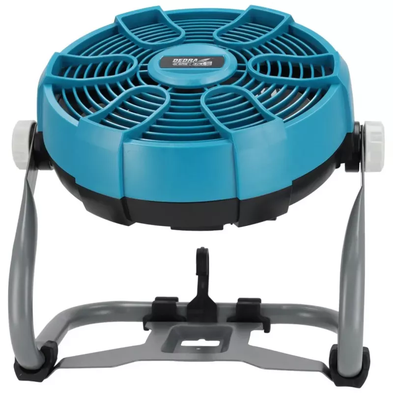 DEDRA DED7074 ventoinha a bateria 18V 230mm 3 velocidades com gancho de suspensão e suporte para tripé