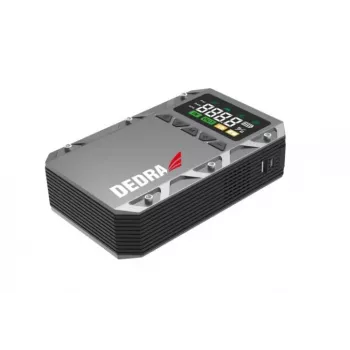 DEDRA Power Bank de arranque 12000 mAh LCD com compressor de ar
