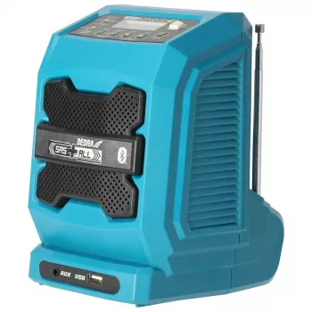 Rádio DEDRA a bateria Bluetooth 18V USB SAS