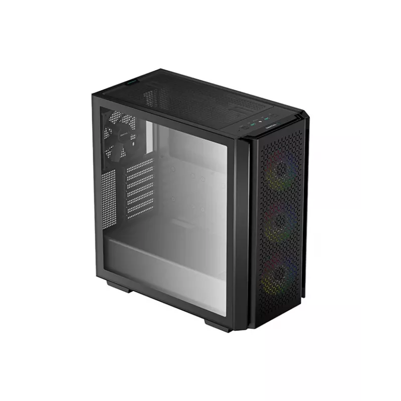 Deepcool CG560 caixa mid tower com janela lateral em vidro temperado, preto