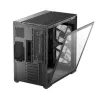 Caixa Mid Tower Deepcool CG590 MESH 2F - preta, vidro temperado, 2 ventoinhas de 120mm