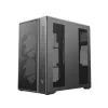 Caixa Mid Tower Deepcool CG590 MESH 2F - preta, vidro temperado, 2 ventoinhas de 120mm