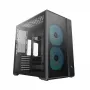 Caixa Mid Tower Deepcool CG590 MESH 2F - preta, vidro temperado, 2 ventoinhas de 120mm