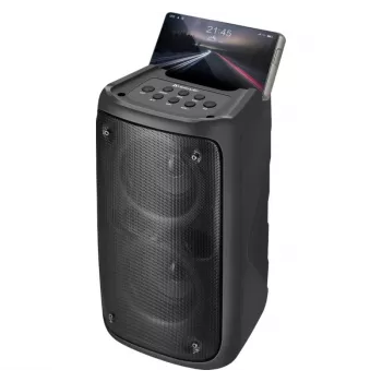 Altifalante Bluetooth Defender Boomer 20 20W com luz, FM, USB, AUX, microfone