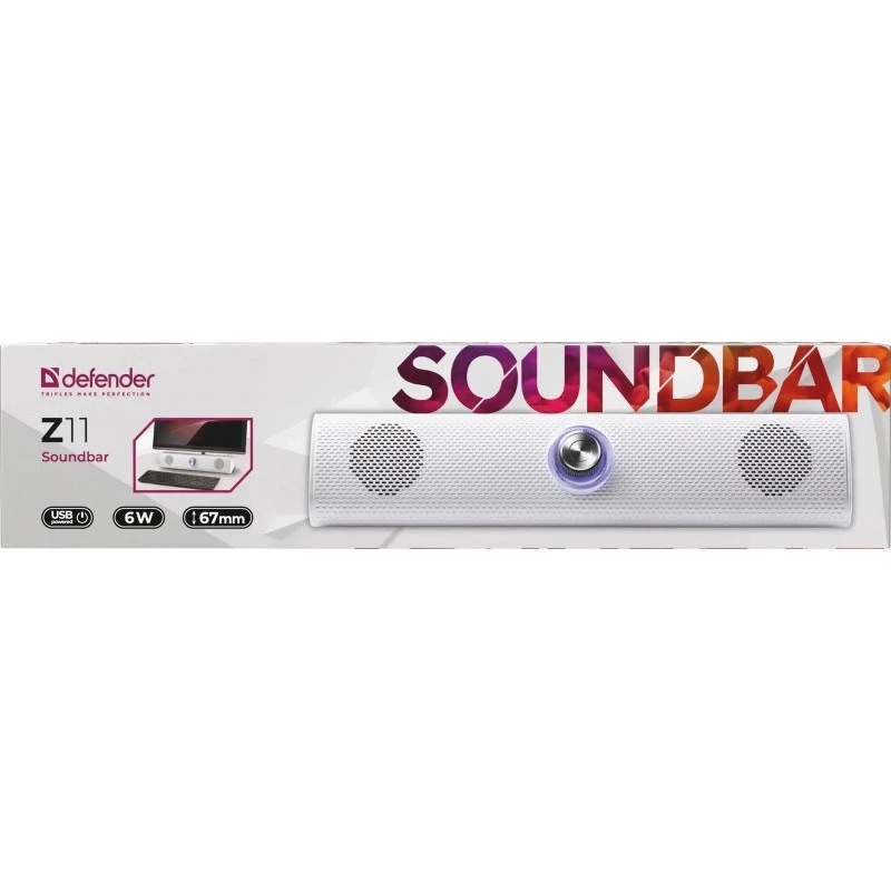 defender SOUNDBAR Z11 6W LED branca soundbar