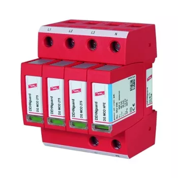 DEHN DG M TT 275 FM 952315 Descarregador de sobretensões modular, 230/400V, Vermelho
