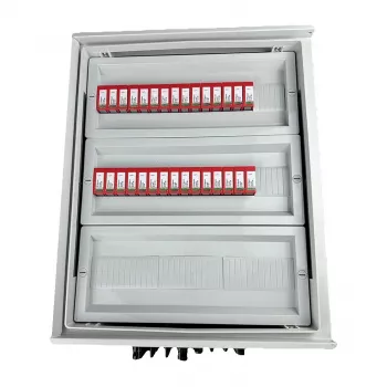 DEHN EM-1365_DC aparelho de comutação DC hermético IP66 EMITTER com para-raios DC 1000V Tipo 2, 10x PV-String, 10x MPPT