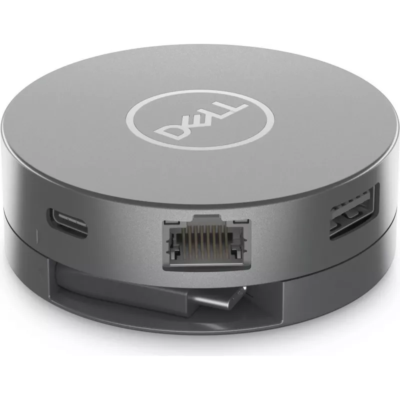 Dell adaptador multiporta USB-C 6-em-1 DA305Z - HDMI, DisplayPort, VGA, USB-A, USB-C PD, Gigabit Ethernet