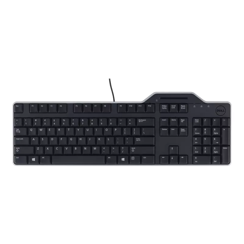 Teclado Dell KB813 Smartcard - USB - AZERTY - preto