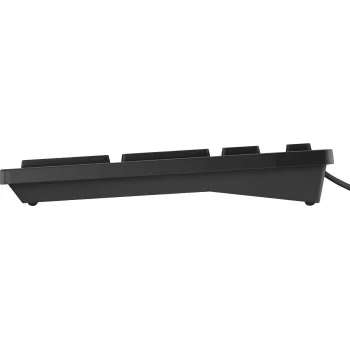 Teclado USB com fio DELL NT96Y layout dinamarquês QWERTY preto
