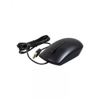 DELL Rato ótico USB com fio com roda de deslocamento e 2 botões (570-11147)