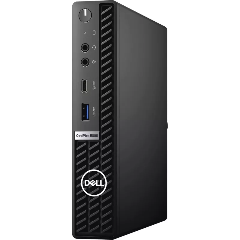 Dell OptiPlex 5080 Micro PC de secretária - Intel Core i5-10500T, 12GB RAM, 256GB SSD, Windows 10 Pro (recondicionado)