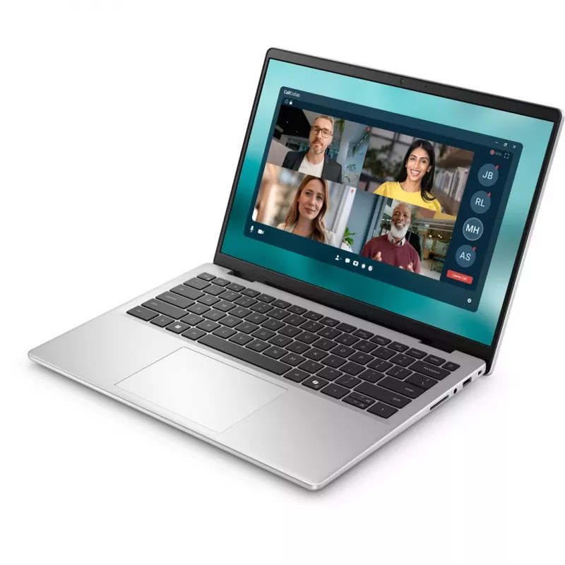 Dell Pro 14 Essential PV14250 Core 5 120U 14 polegadas FHD+ 300nits AG 16GB DDR5 512GB SSD Intel Graphics Leitor de impressões digitais Teclado retroiluminado 54Wh Windows 11 Home Platina Prateado + Rato Dell MS116 Preto 3Y Pro Support