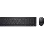 Dell Pro Conjunto de teclado e rato sem fios KM5221W-US (preto)