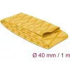 Delock 19605 Tubo termorretrátil, padrão X antiderrapante, 1 m x 40 mm, amarelo