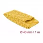 Delock 19605 Tubo termorretrátil, padrão X antiderrapante, 1 m x 40 mm, amarelo