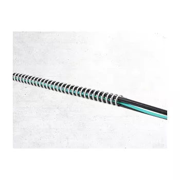 Canaleta flexível para cabos Delock 22072, autoadesiva e aparafusável, 25 x 26 mm, 50 cm, cinzento