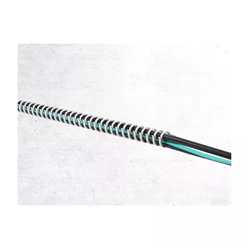 Canaleta flexível para cabos Delock 22072, autoadesiva e aparafusável, 25 x 26 mm, 50 cm, cinzento