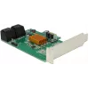DeLOCK Placa controladora SATA 6Gb/s PCIe 2.0 x1 de 4 portas com Marvell 88SE9215