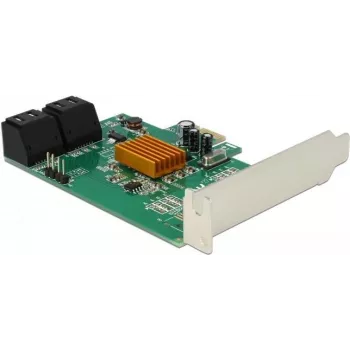 DeLOCK Placa controladora SATA 6Gb/s PCIe 2.0 x1 de 4 portas com Marvell 88SE9215