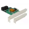 DeLOCK Placa controladora SATA 6Gb/s PCIe 2.0 x1 de 4 portas com Marvell 88SE9215